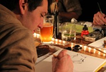 Derek at Levend during Live Art Wednesdays Derek at Levend during Live Art Wednesdays